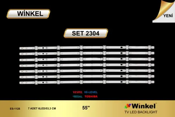 Vestel 55 inç TV LED bar takımı Winkel SET 2304