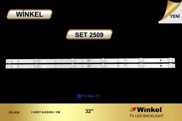 Yumatu 32 inç TV LED bar takımı Winkel SET 2509