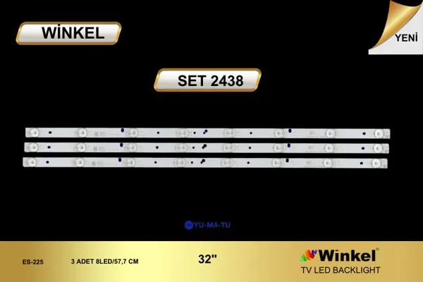 Yumatu 32 inç TV LED bar takımı Winkel SET 2438